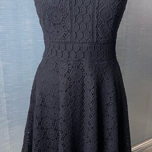 Elegant Black Lace Dress